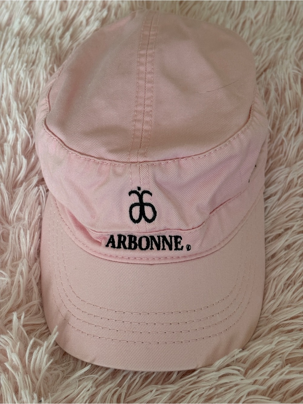 Arbonne Light  Pink Logo Cap EUC Pure Transformation